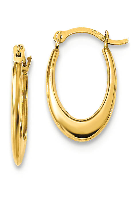 Belk & Co. 14K Yellow Gold Polished Hollow