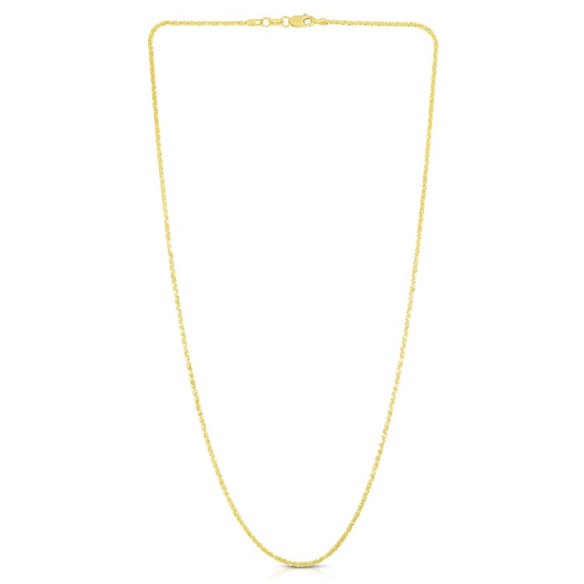 10K Yellow Gold Sparkle Chain