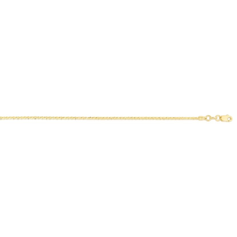 10K Yellow Gold Sparkle Chain