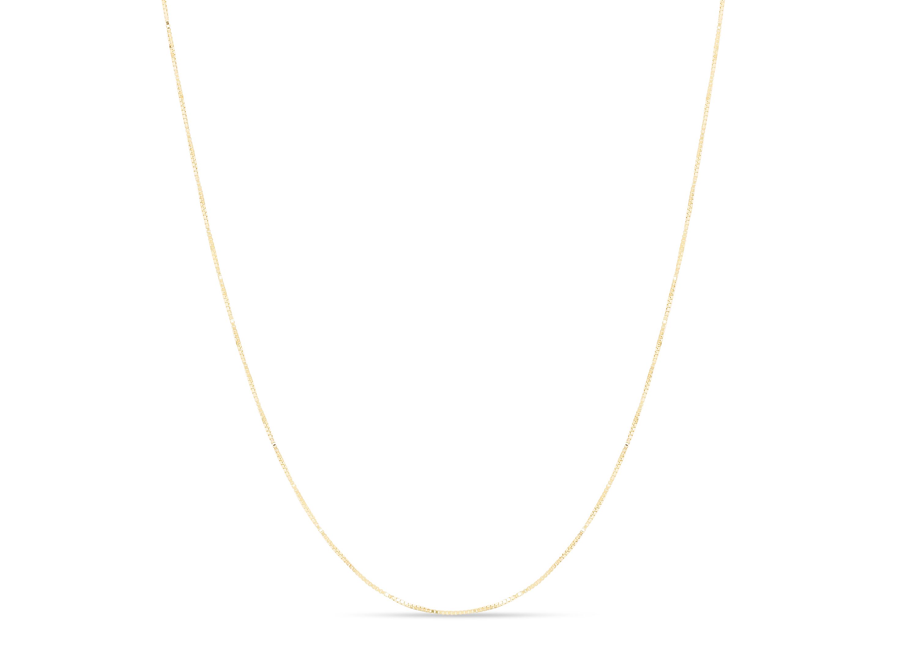 10K Yellow Gold Classic Box Chain