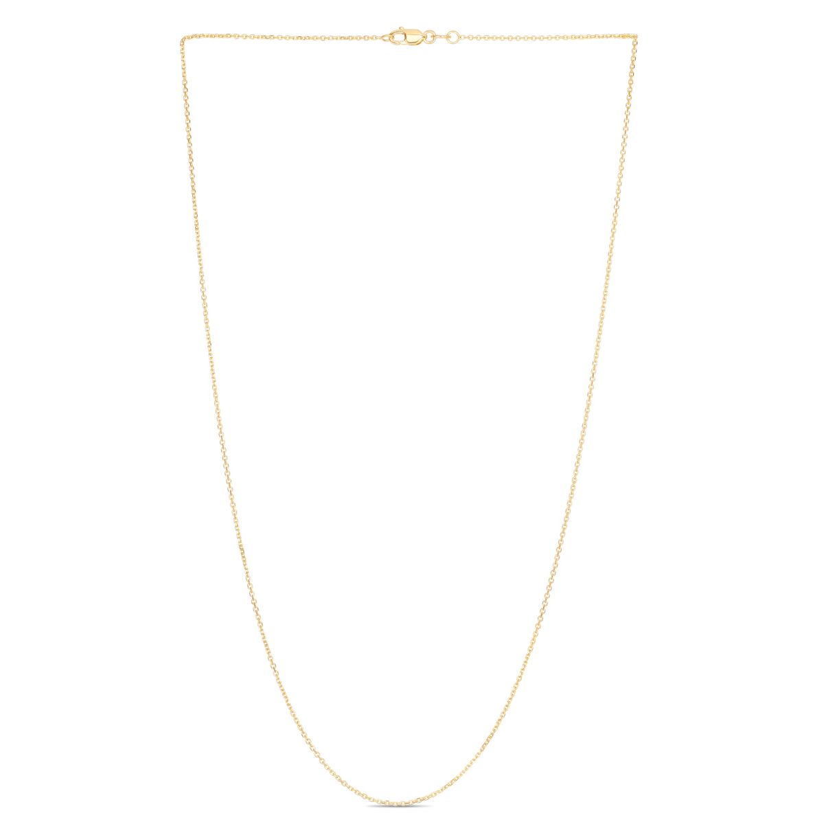 10K Yellow Gold Classic DC Cable Chain