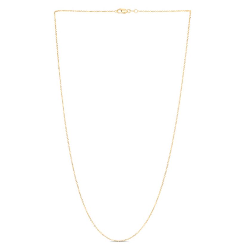 10K Yellow Gold Classic DC Cable Chain