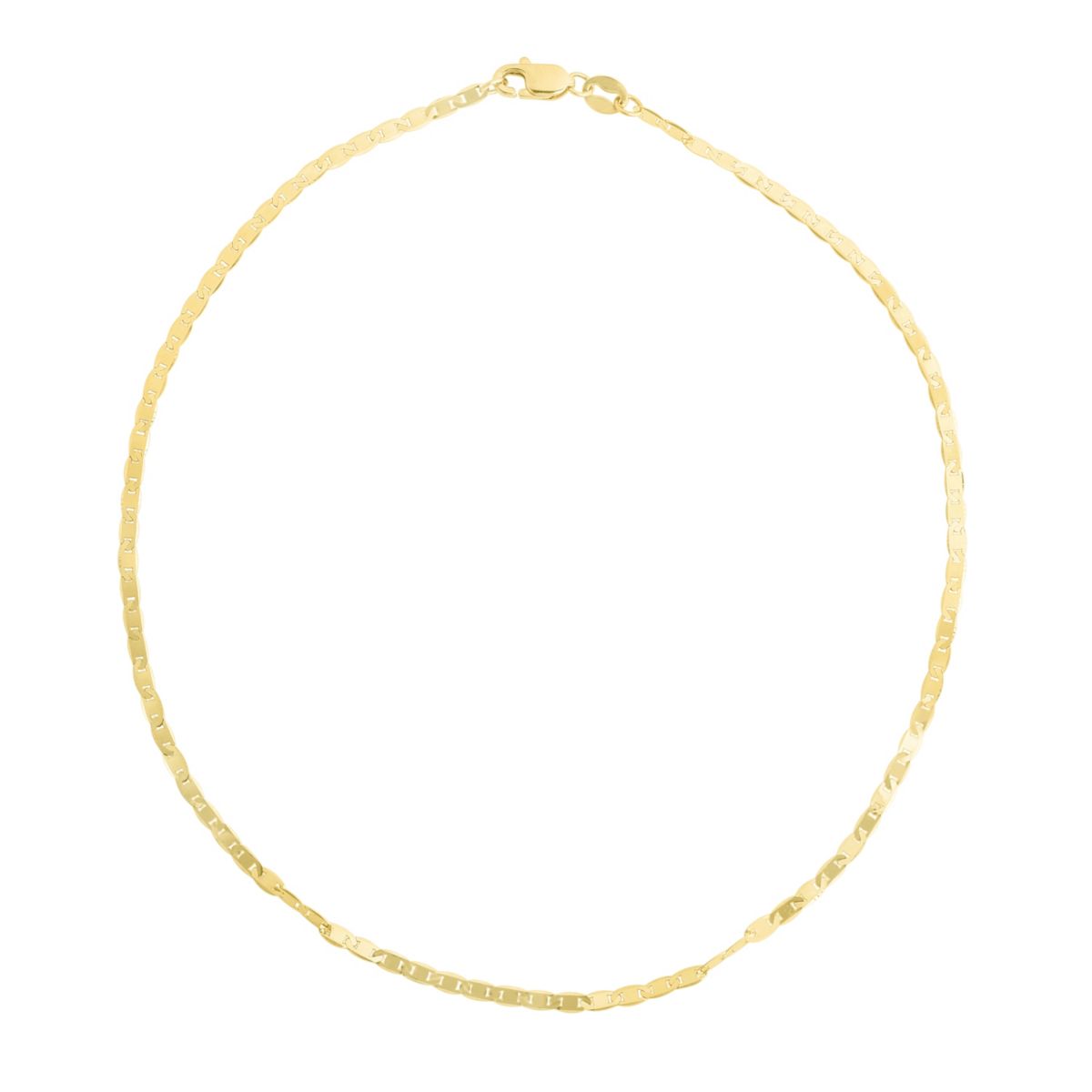 10K Yellow Gold Mariner Anklet