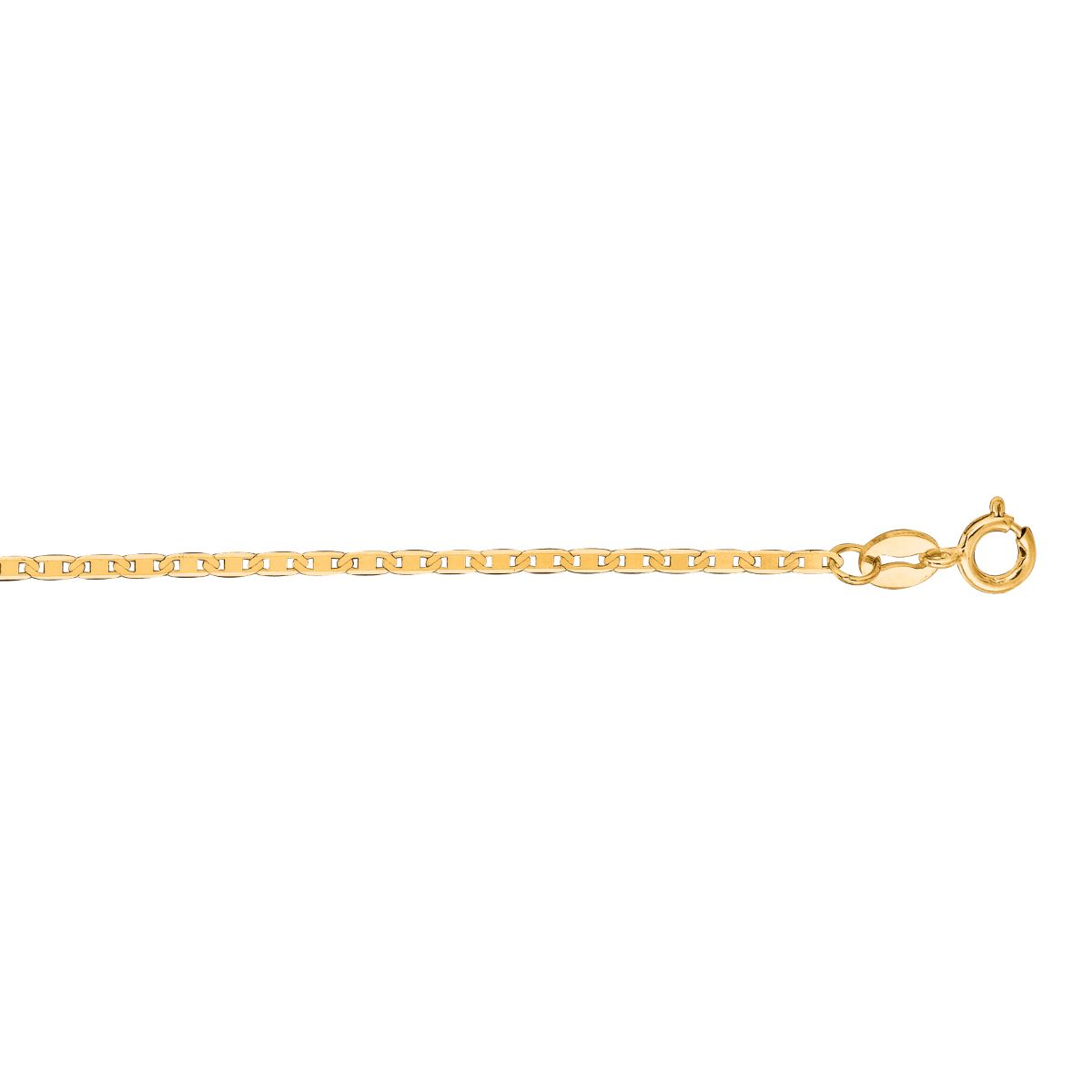 10K Yellow Gold Mariner Anklet
