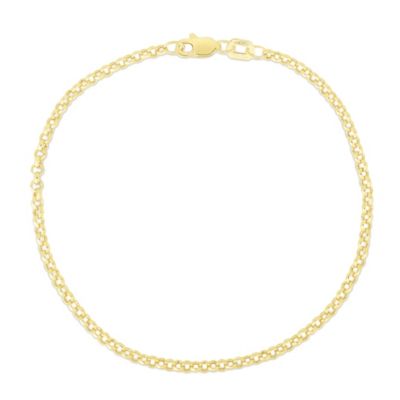 Belk & Co 10K Yellow Gold Rolo Anklet