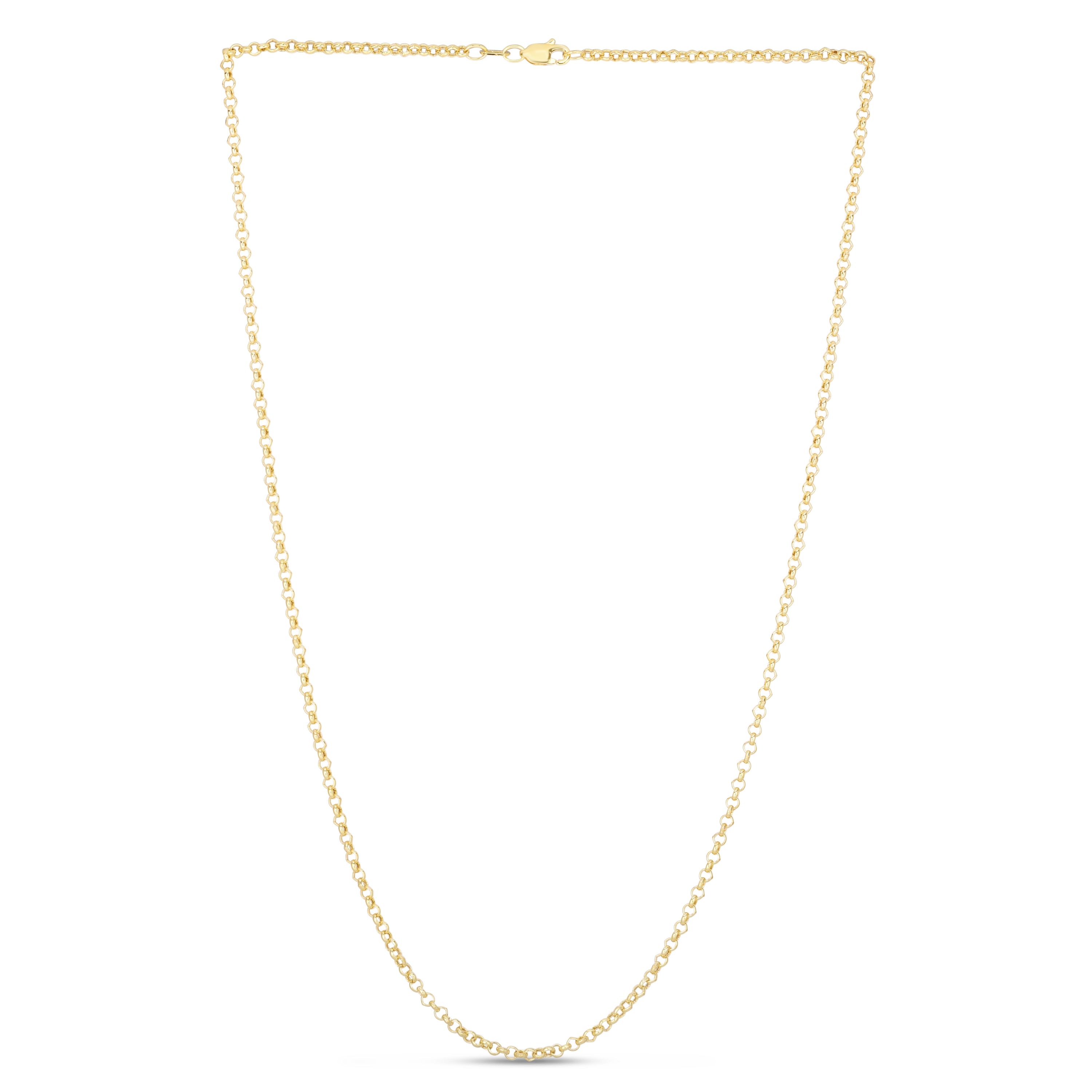 10K Yellow Gold Rolo Chain