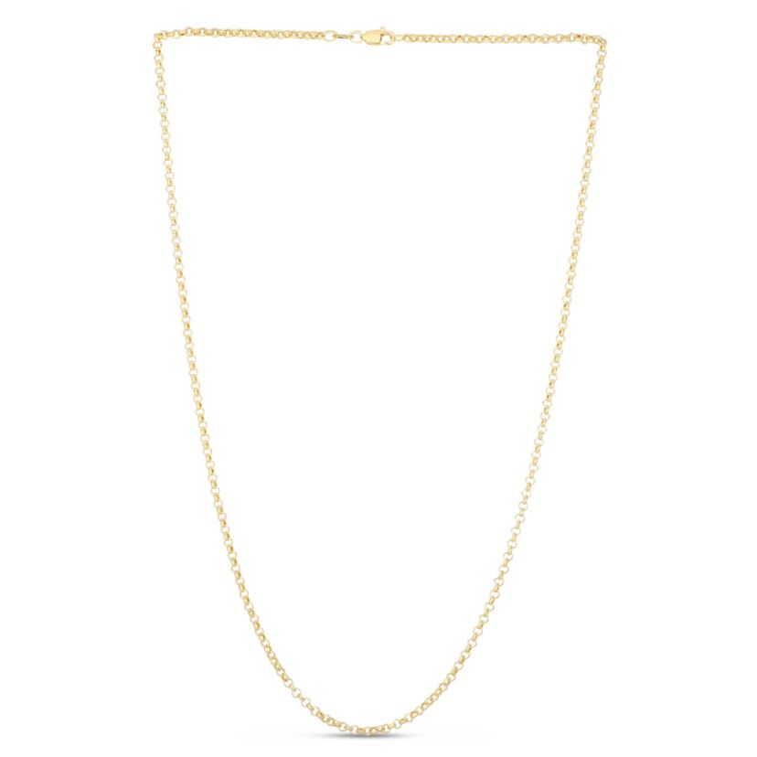 10K Yellow Gold Rolo Chain