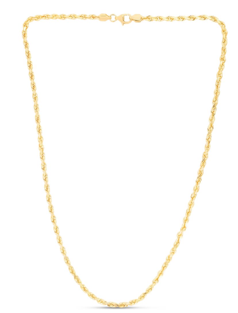10K Yellow Gold DC Rope Chain