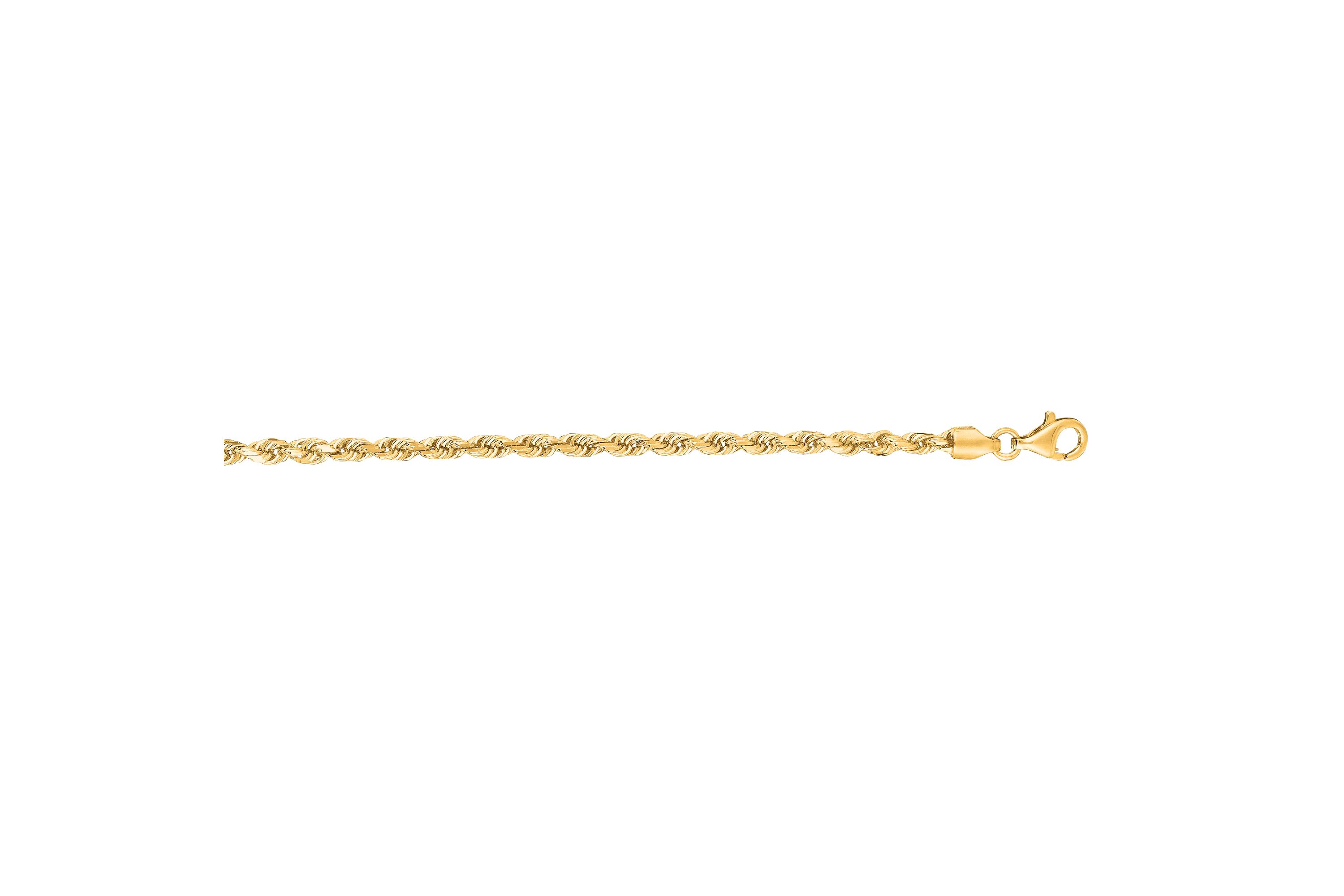10K Yellow Gold DC Rope Chain