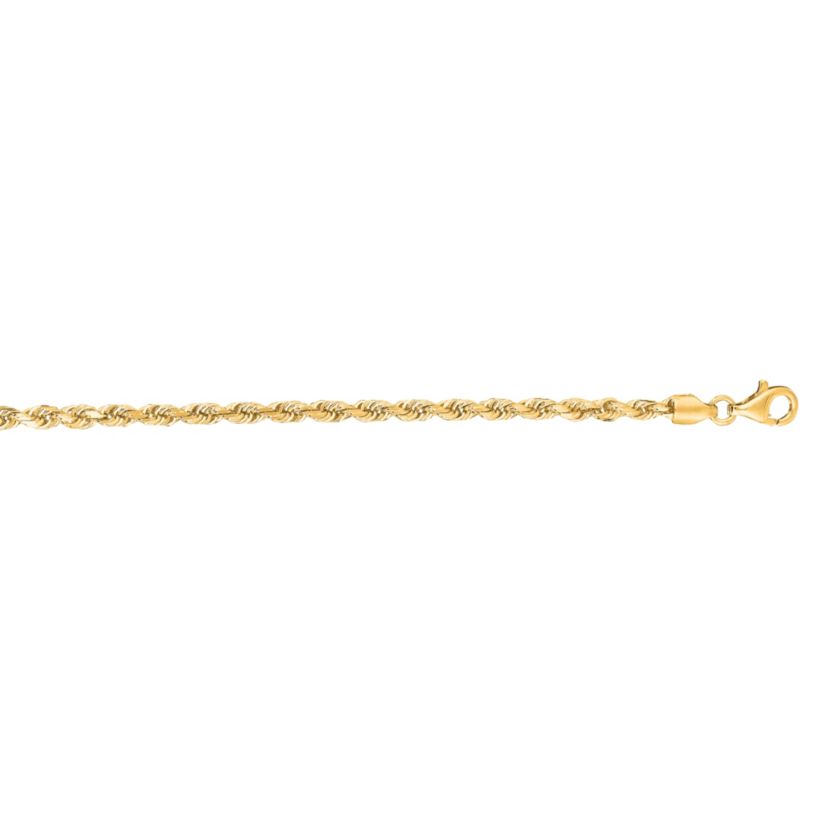 10K Yellow Gold DC Rope Chain