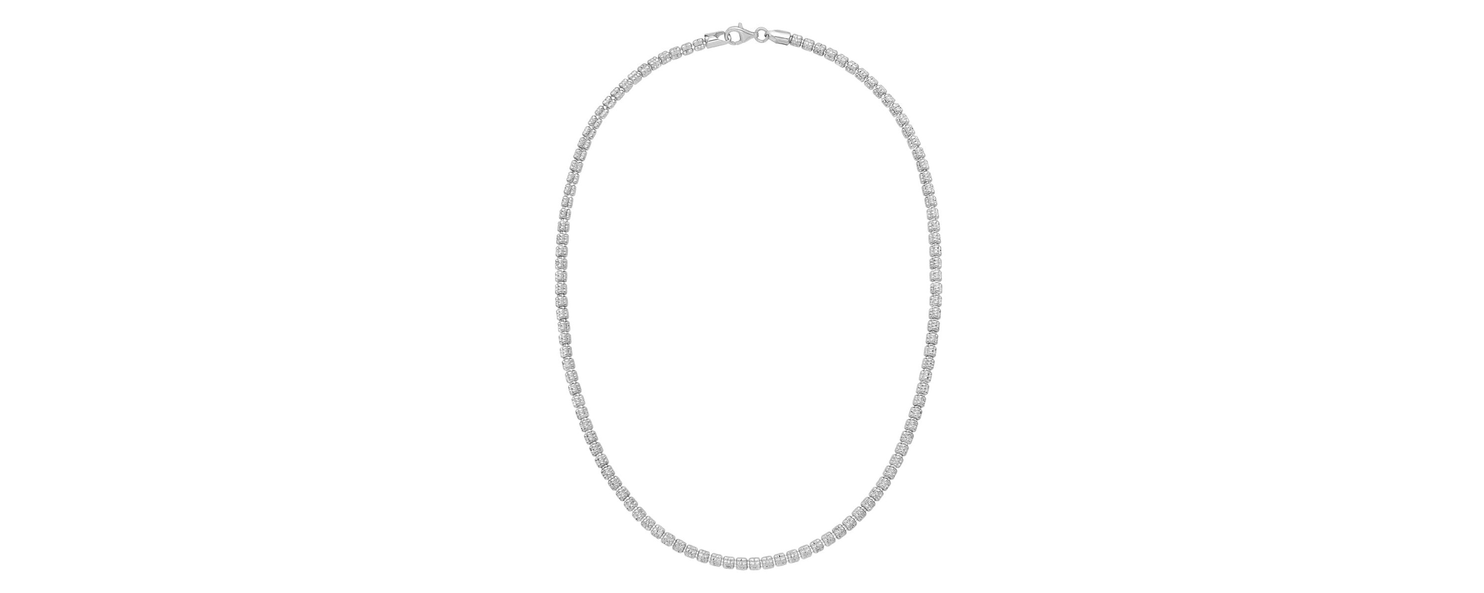 SS 18 FANCY ICE CHAIN WITH LOBSTER CLASP