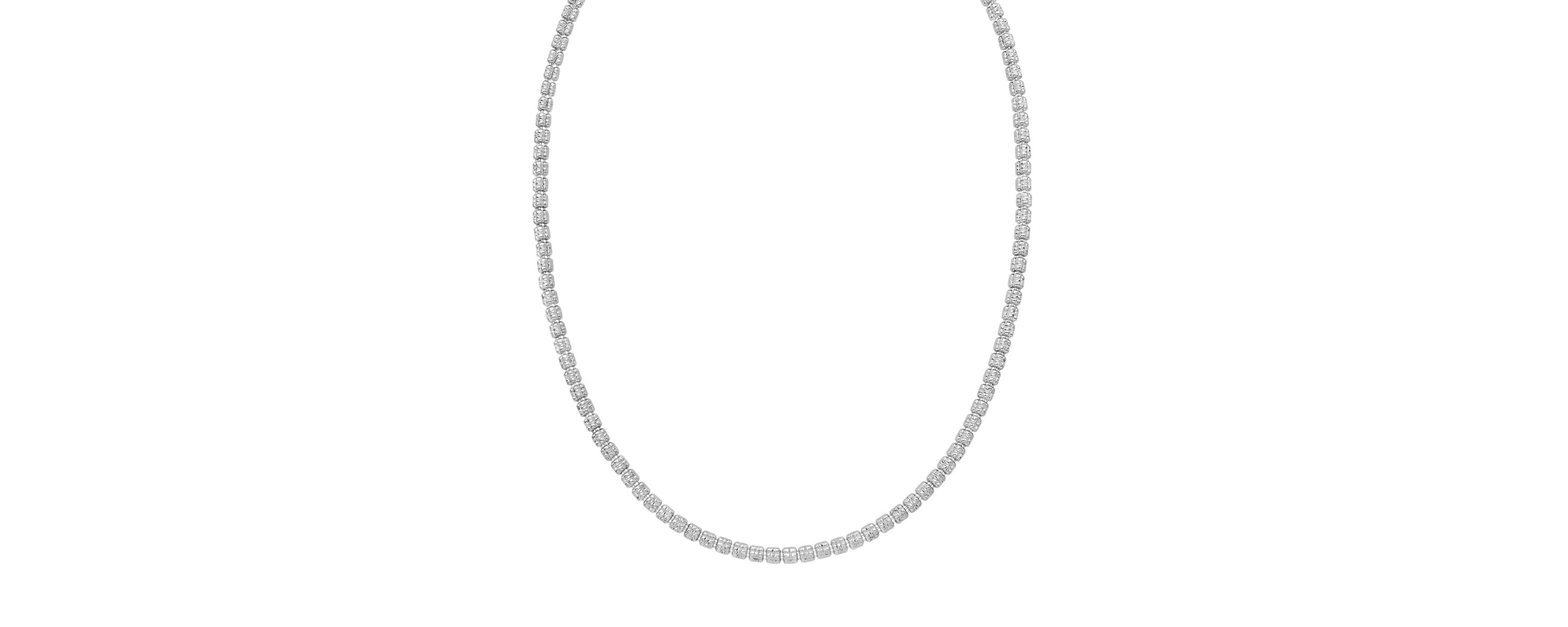 SS 18 FANCY ICE CHAIN WITH LOBSTER CLASP