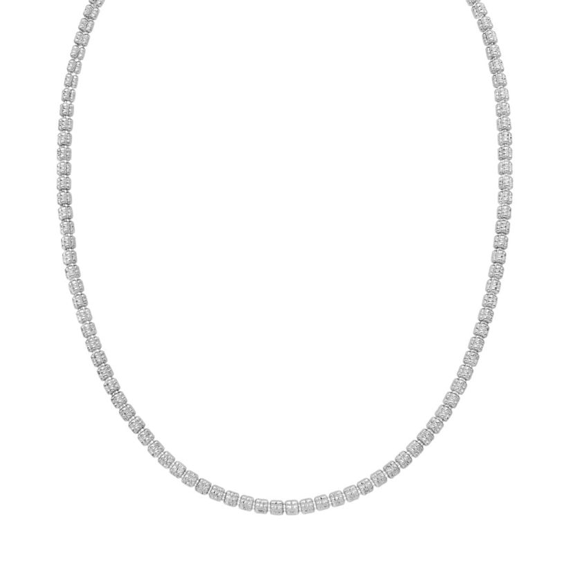 SS 18 FANCY ICE CHAIN WITH LOBSTER CLASP