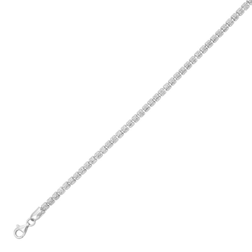 SS 18 FANCY ICE CHAIN WITH LOBSTER CLASP