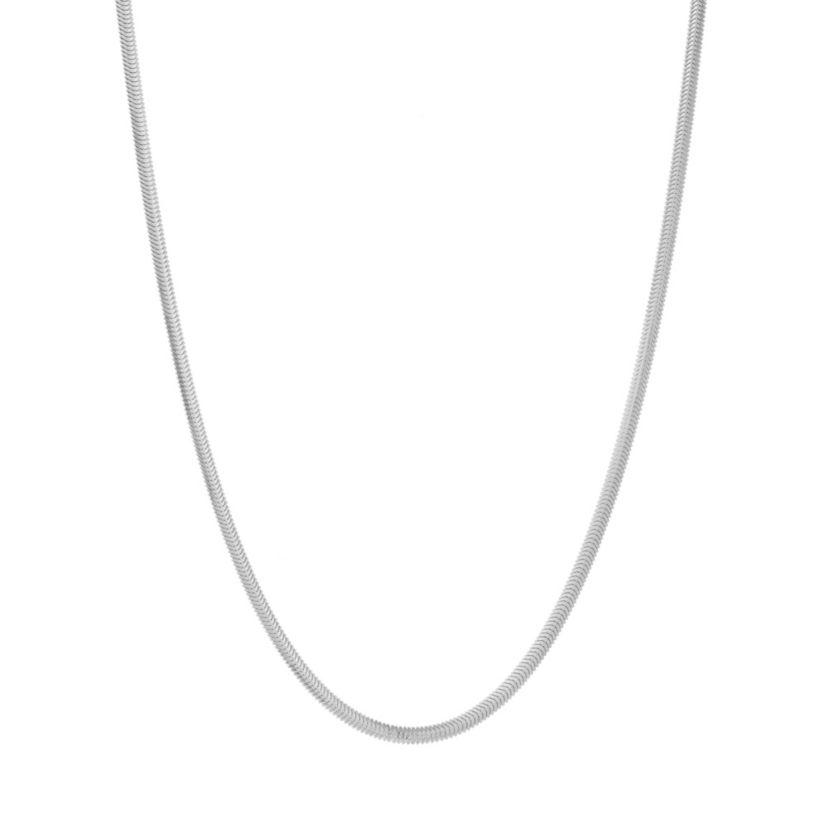 SS 20 OVAL SNAKE CHAIN WITH LOBSTER CLASP
