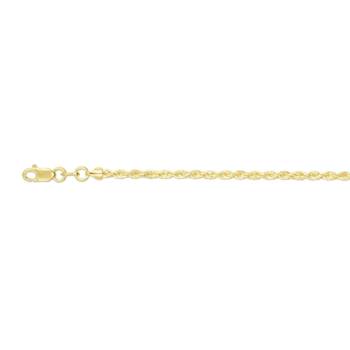 10K Yellow Gold Dc Rope Chain