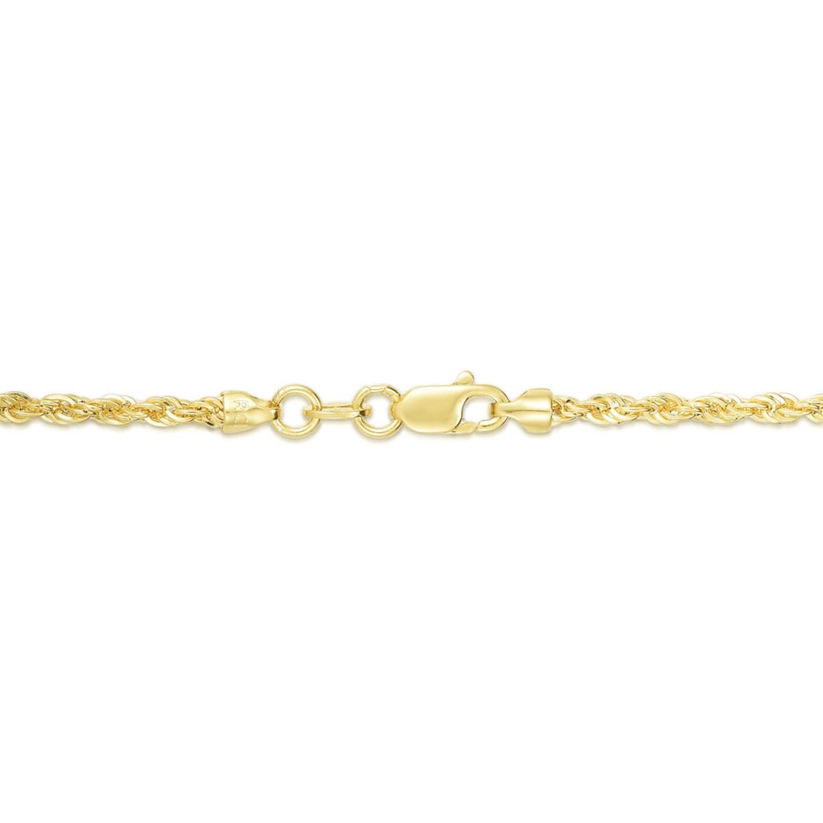 10K Yellow Gold Dc Rope Chain