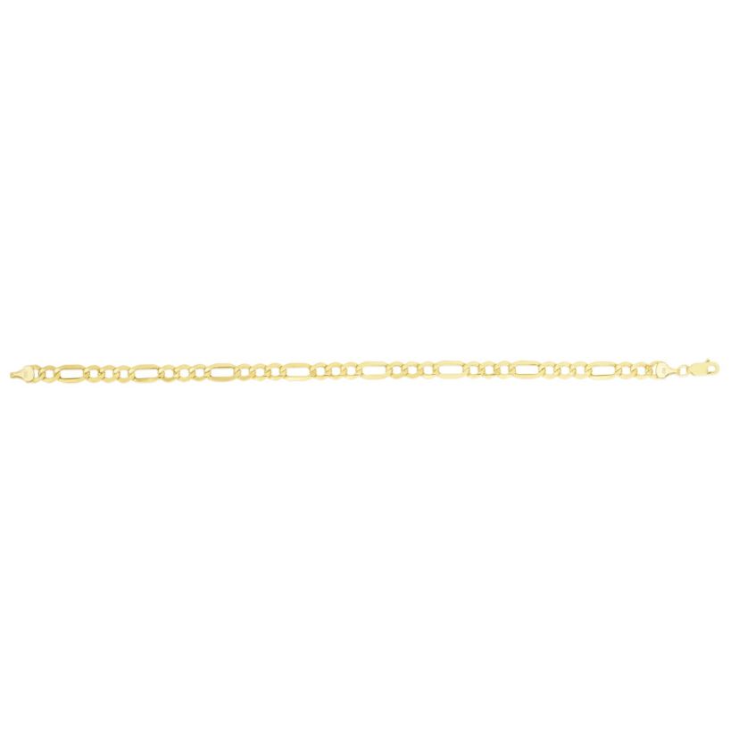 10K Yellow Gold Figaro Bracelet