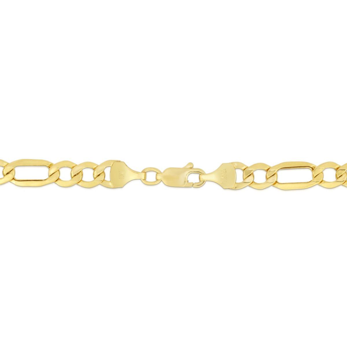 10K Yellow Gold Figaro Bracelet