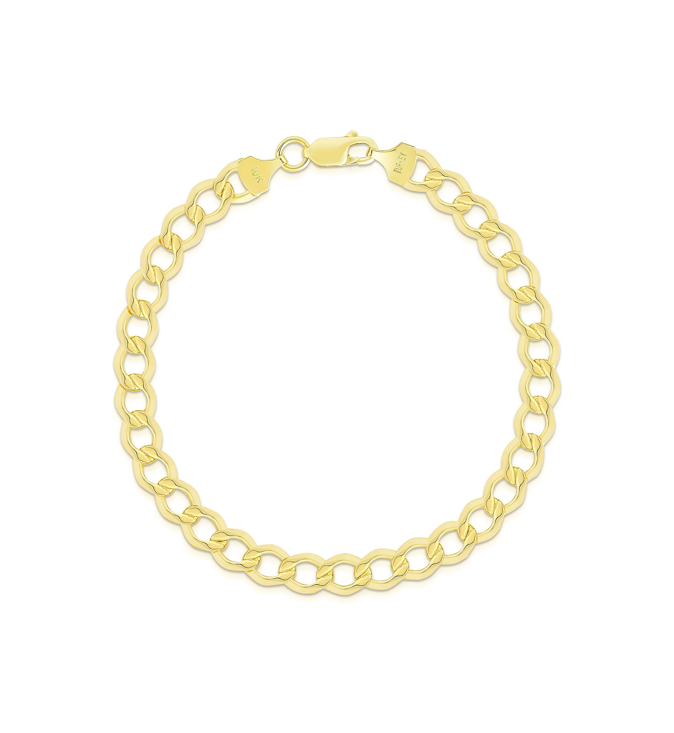 10Ky Comfort Curb Bracelet