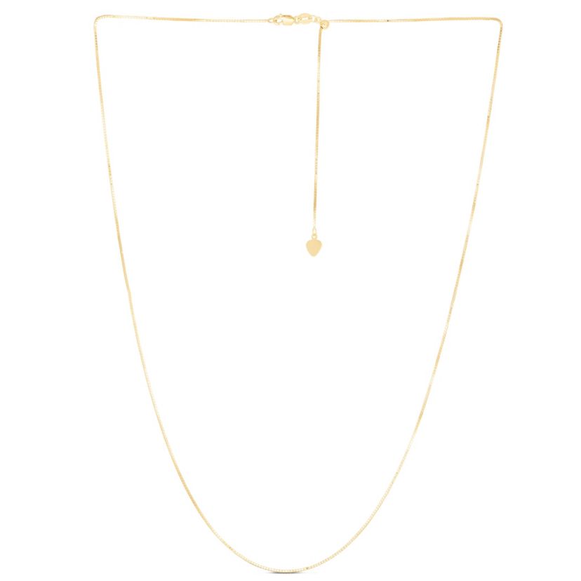 10Ky Adj Classic Box Chain Lobster Clap