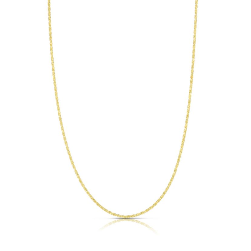 10K Yellow Gold Adjustable Rope Chain