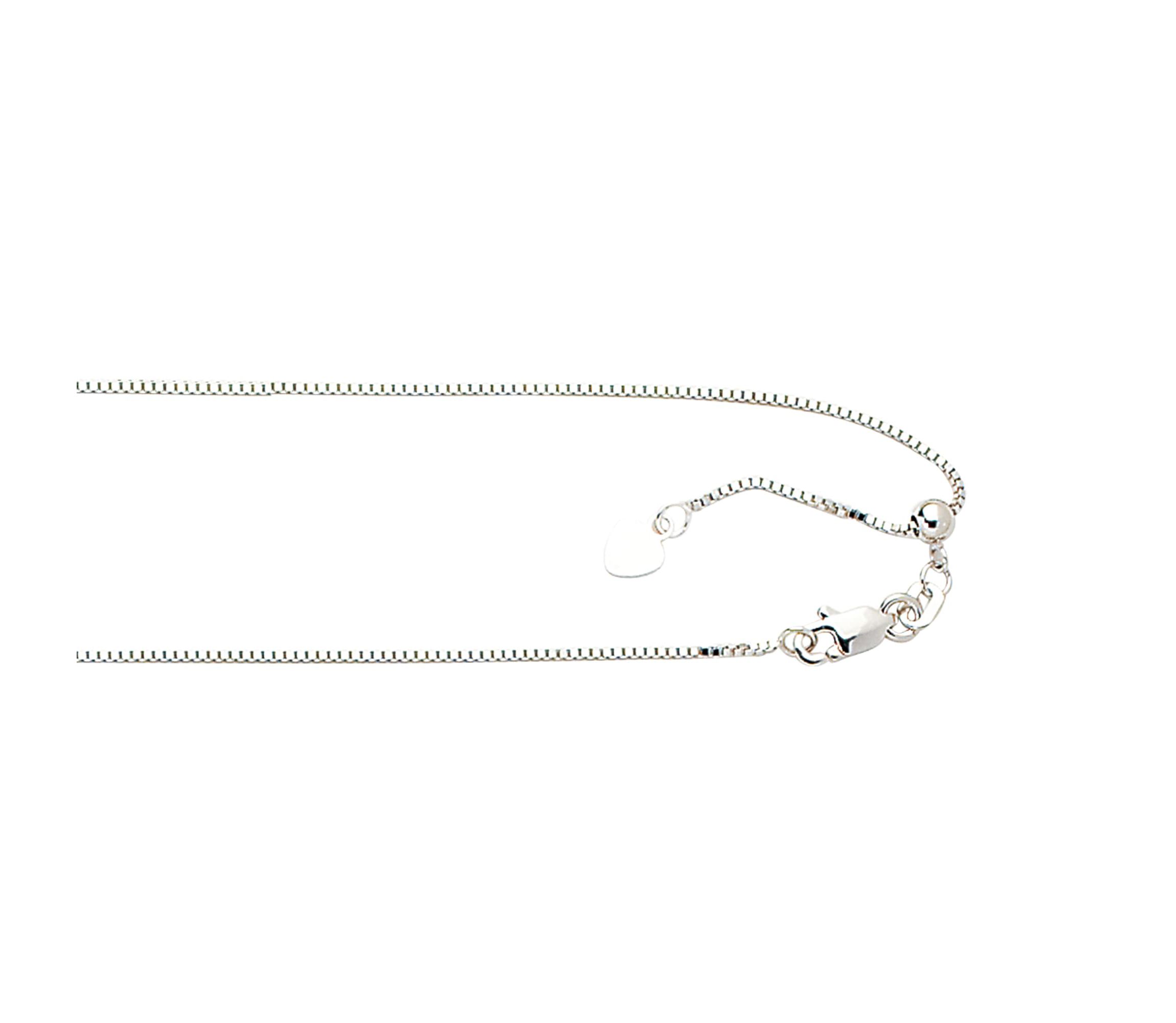 10Ky Adj Classic Box Chain Lobster Clap