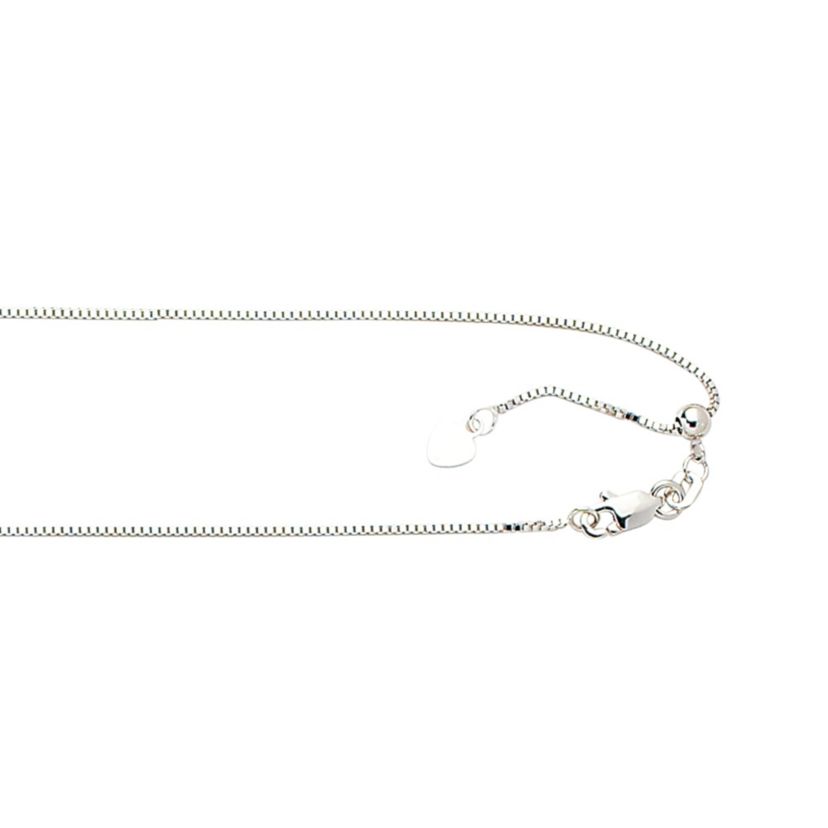 10Ky Adj Classic Box Chain Lobster Clap