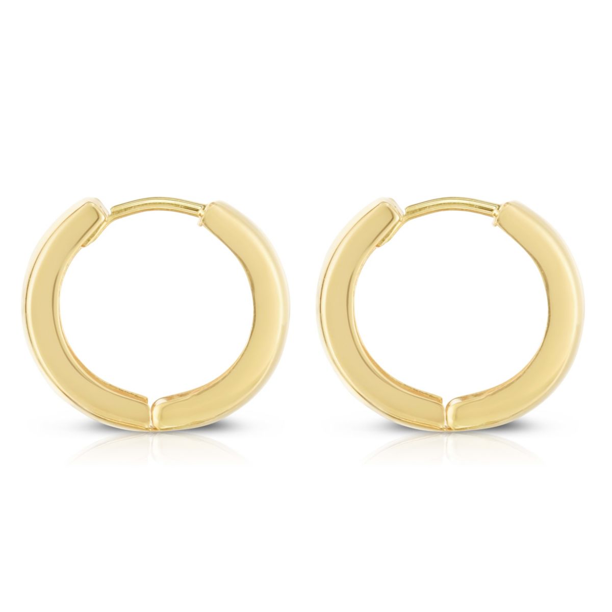 10K Yellow Gold  Huggie Earring
