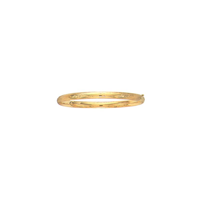 10K Yellow Gold Classic Bangle