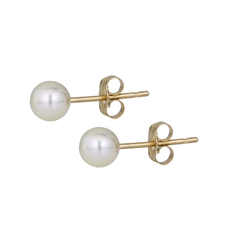 14K Fresh Water Pearl Post Earring