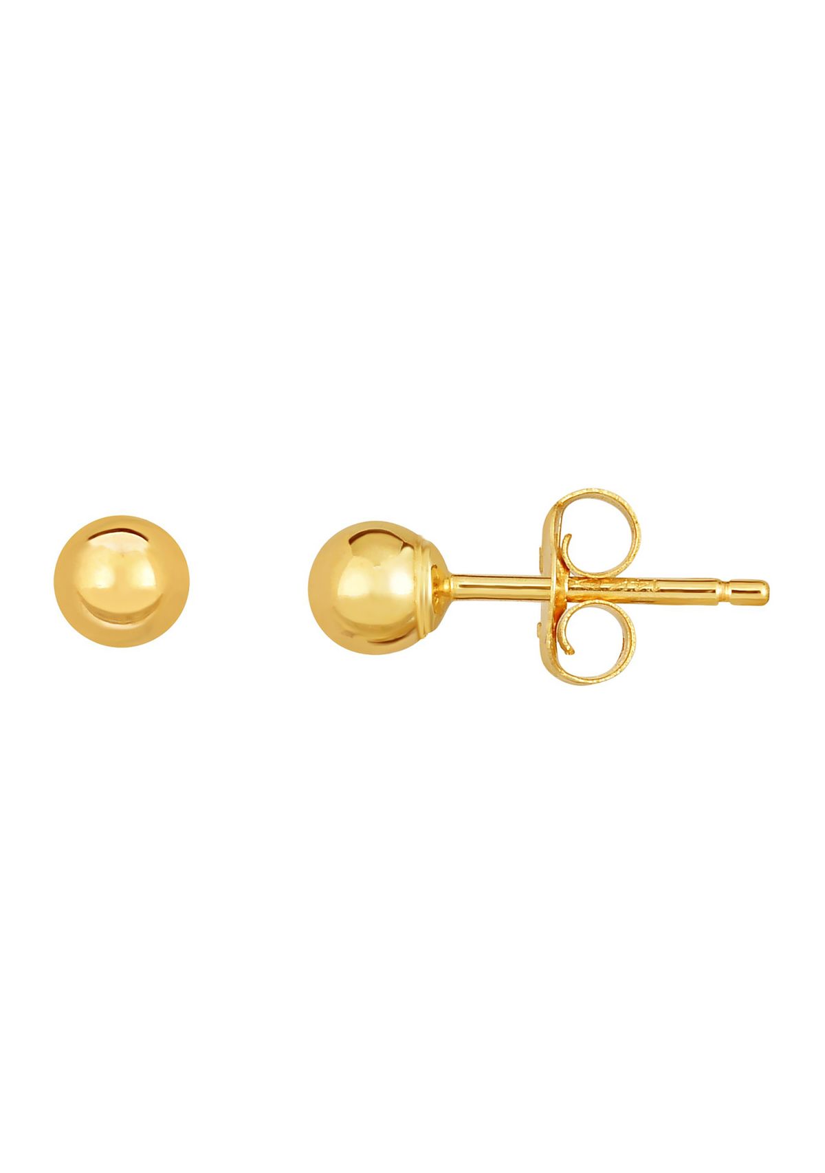 14Ky Ball Post Earring