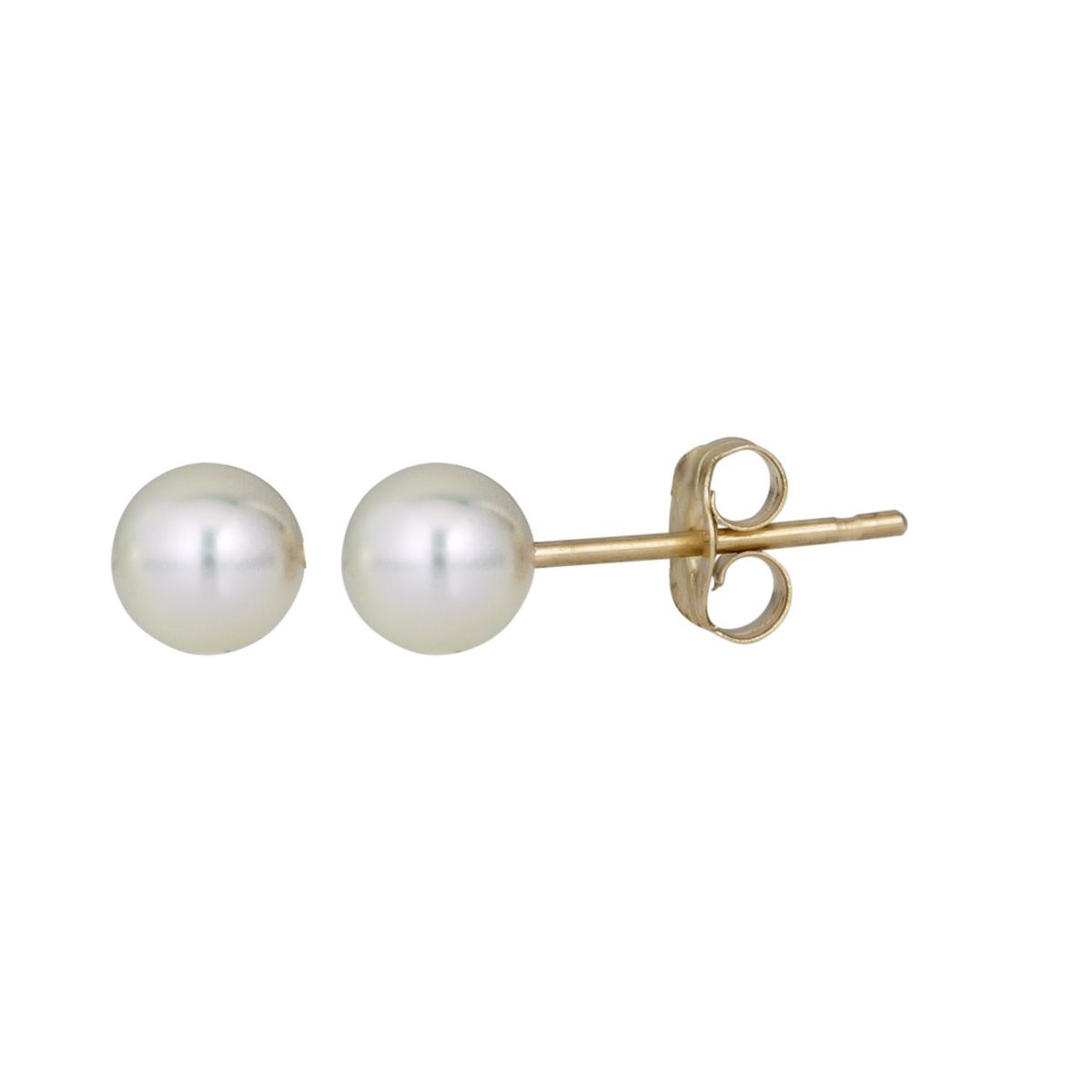 14K Fresh Water Pearl Post Earring