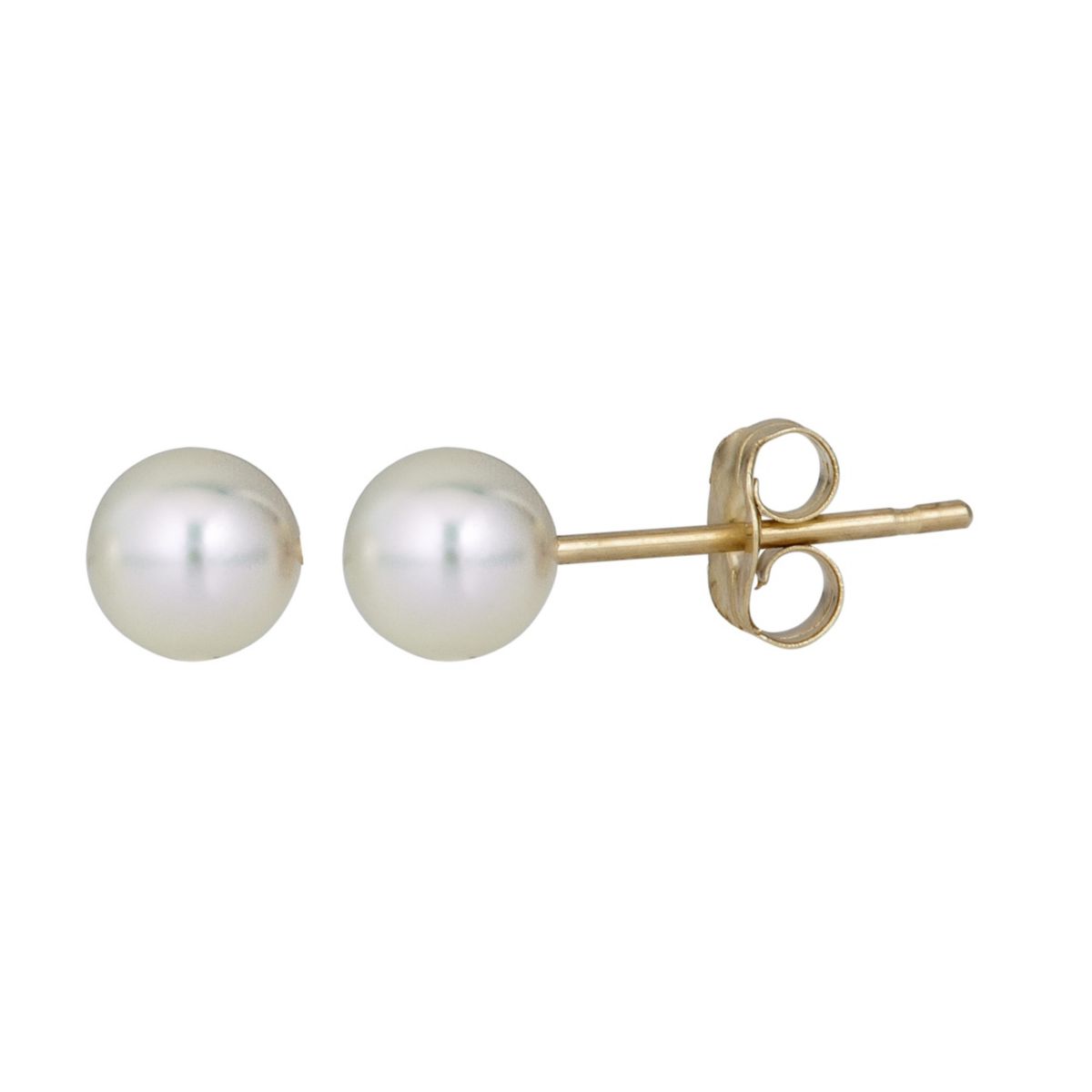 14K Fresh Water Pearl Post Earring