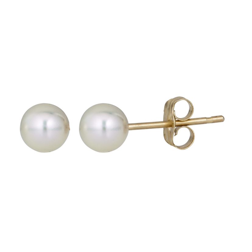 14K Fresh Water Pearl Post Earring