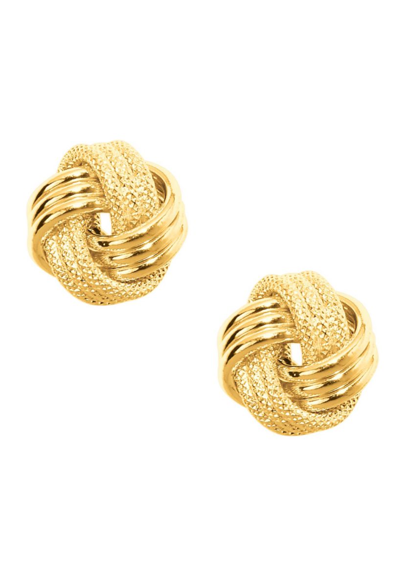 10Ky Loveknot Earring