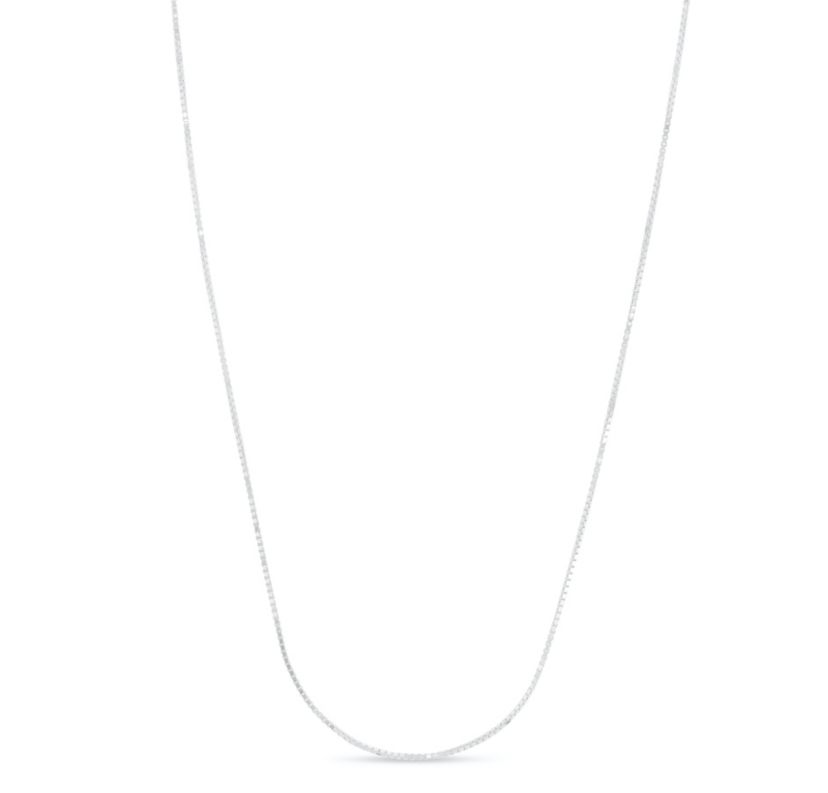 Sterling Silver Asjustable Box Chain