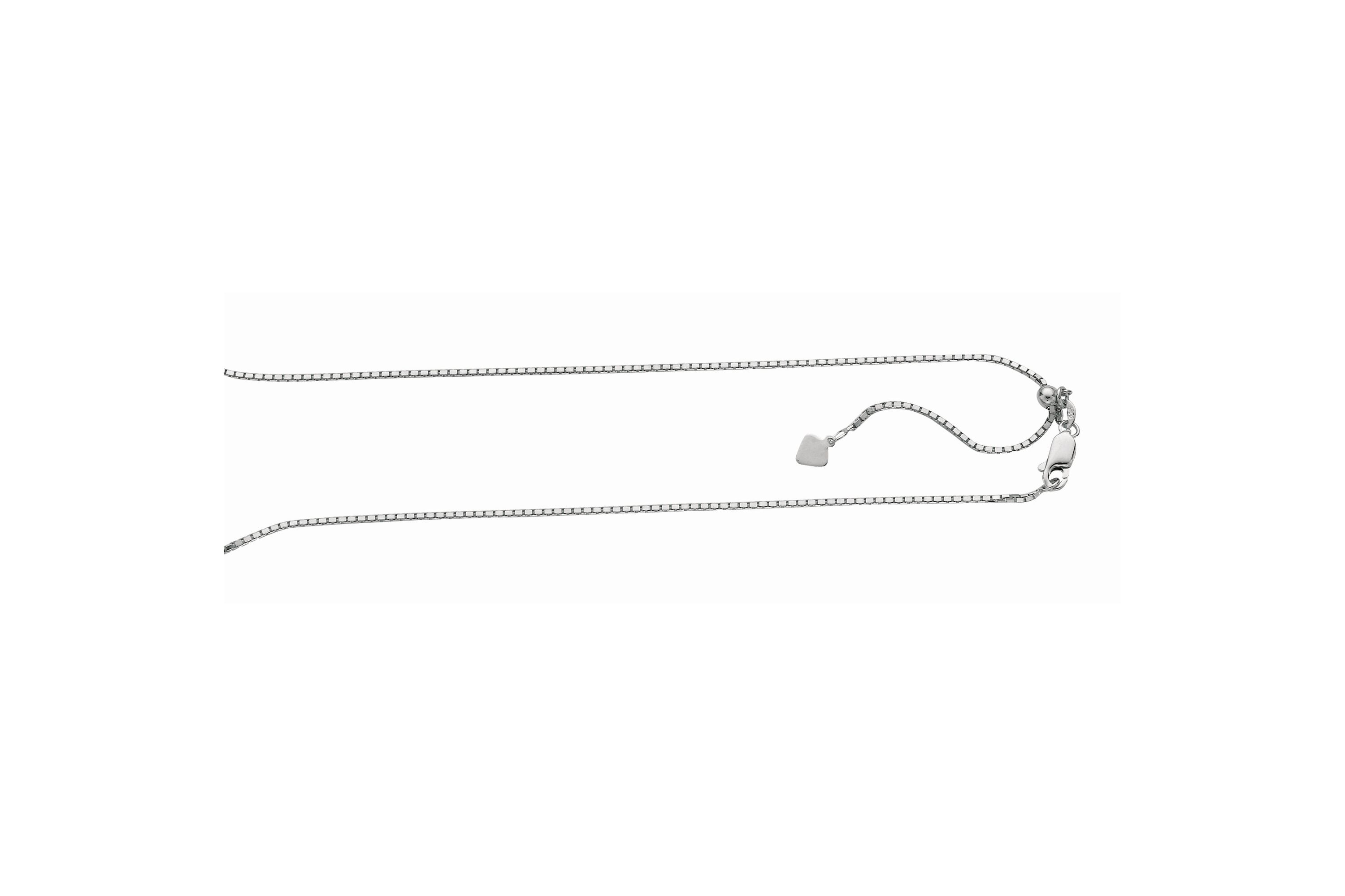 Sterling Silver Asjustable Box Chain