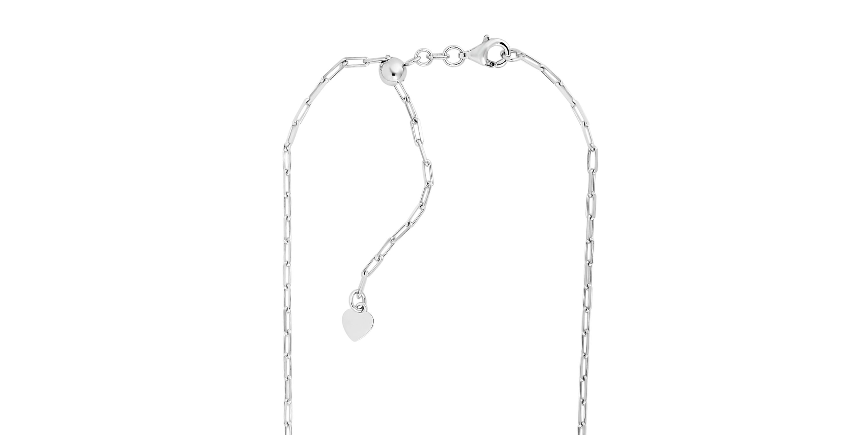 Sterling Silver Adjustable Paperclip Chain