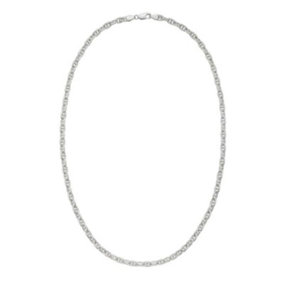 Belk & Co SS 22' Anchor Chain With Lobster Clasp, Silver