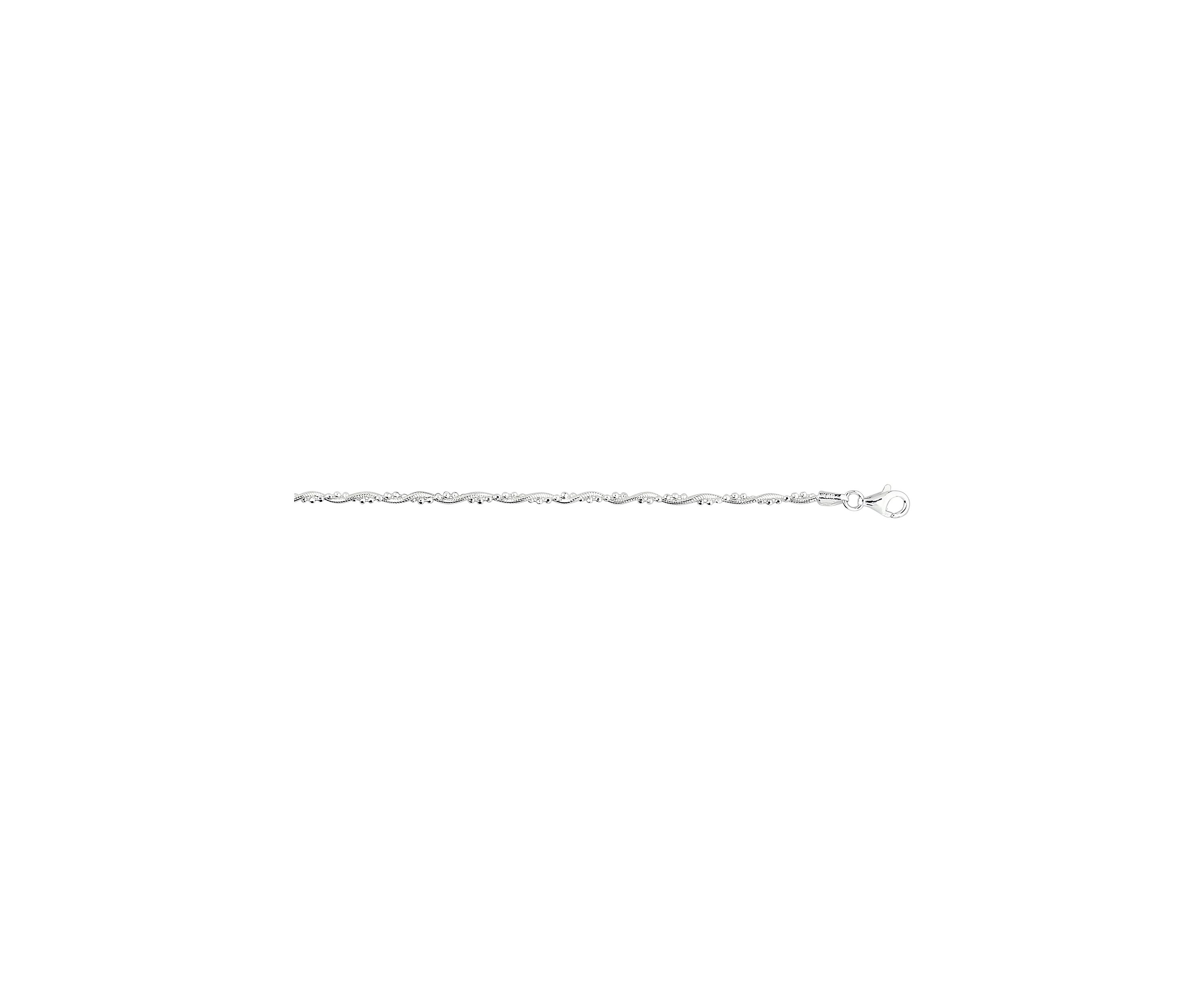 Sterling Silver Braided Anklet