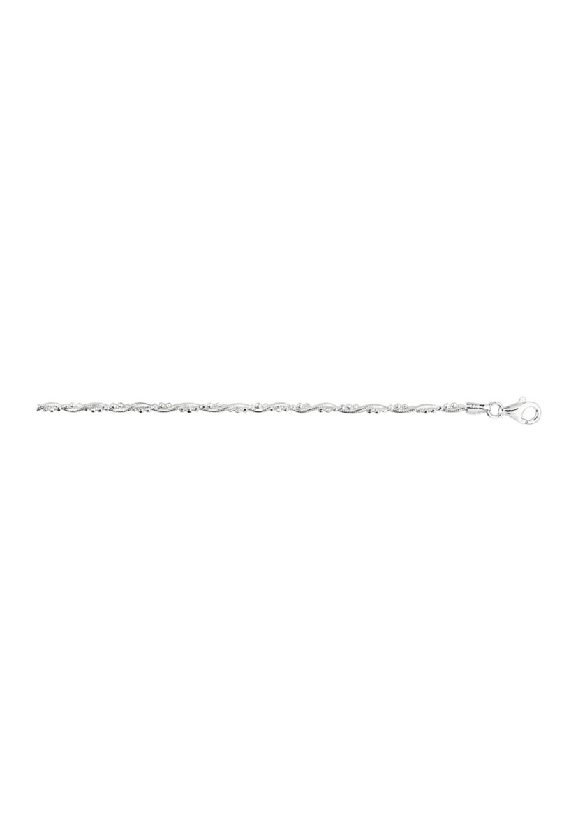 Sterling Silver Braided Anklet