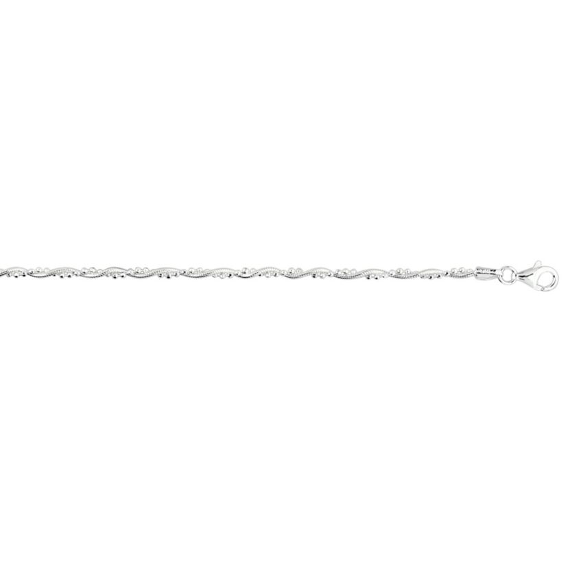 Sterling Silver Braided Anklet