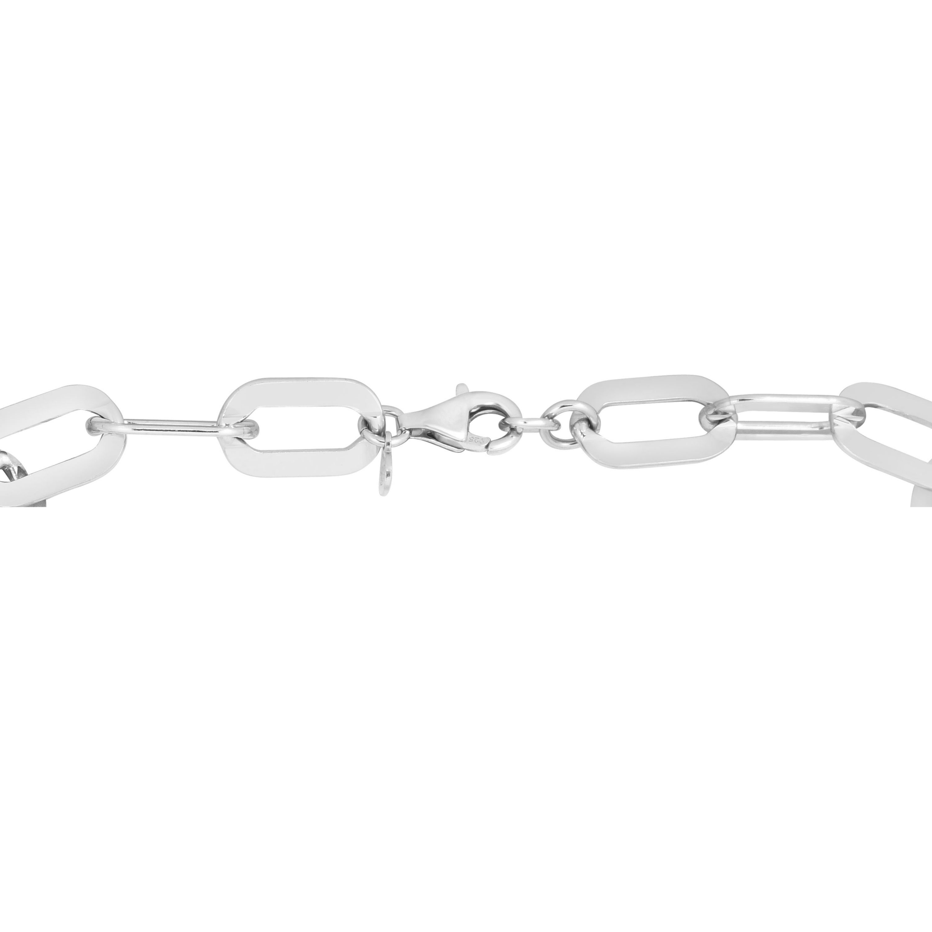 Sterling Silver Paperclip Necklace