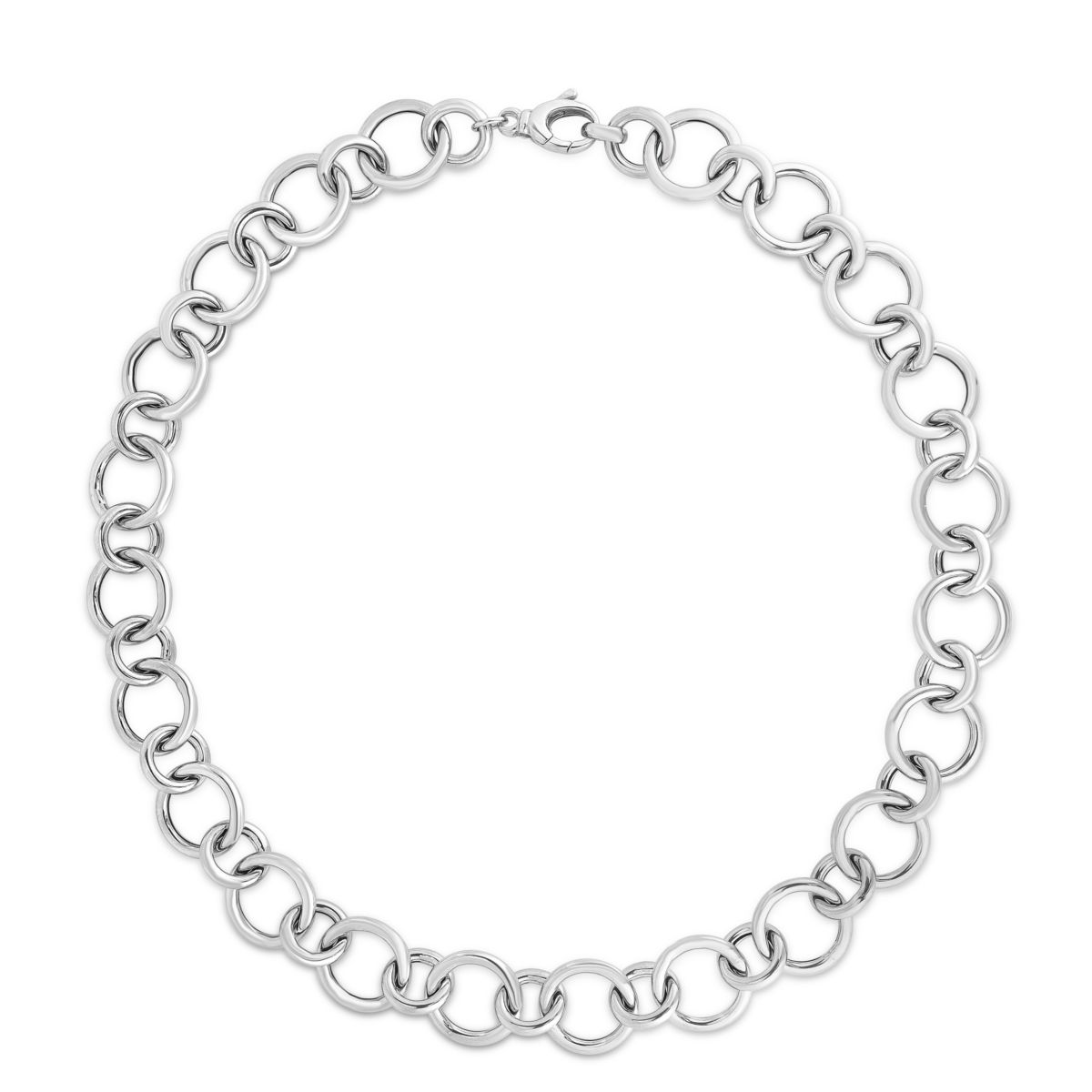 Sterling Silver Round Link Chain