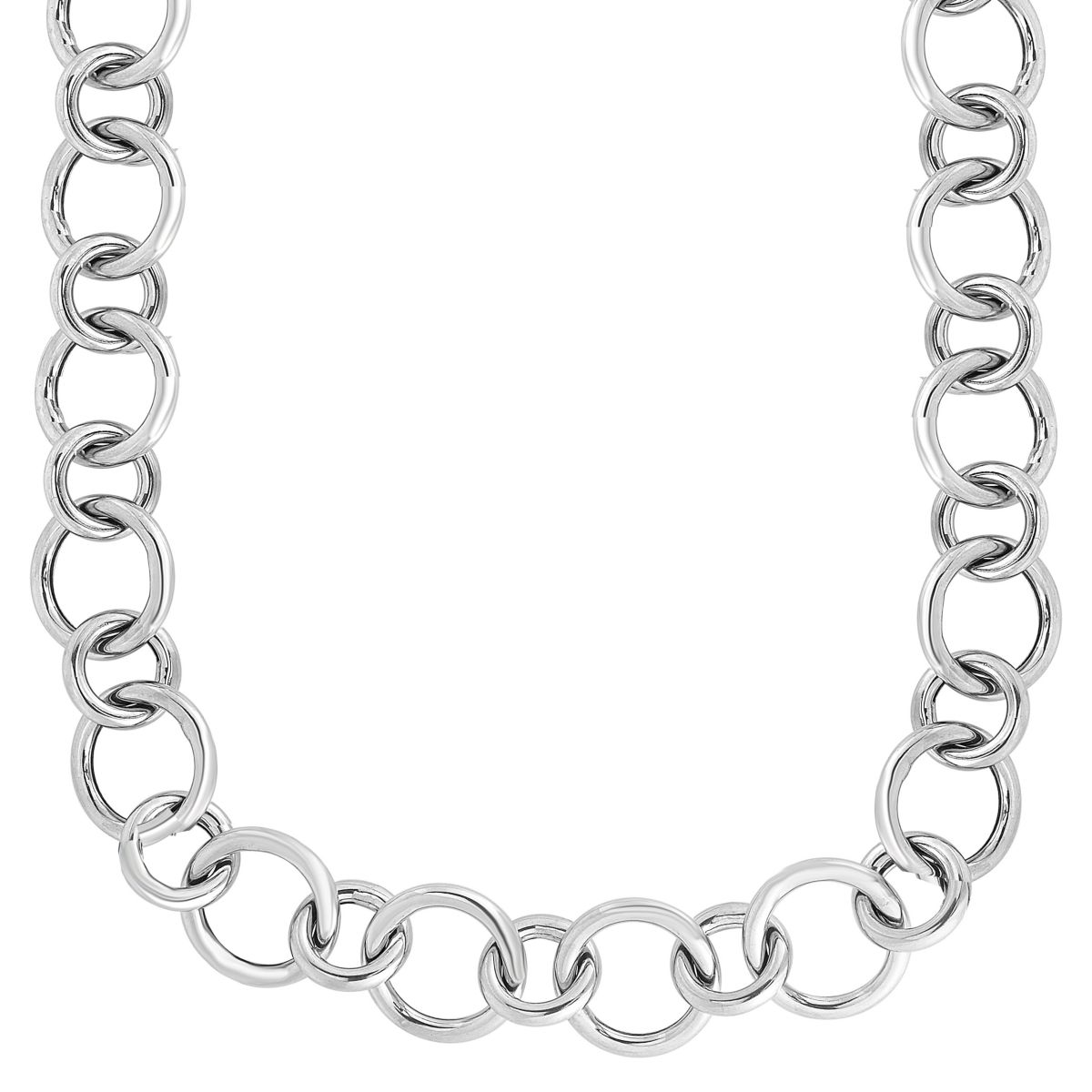 Sterling Silver Round Link Chain