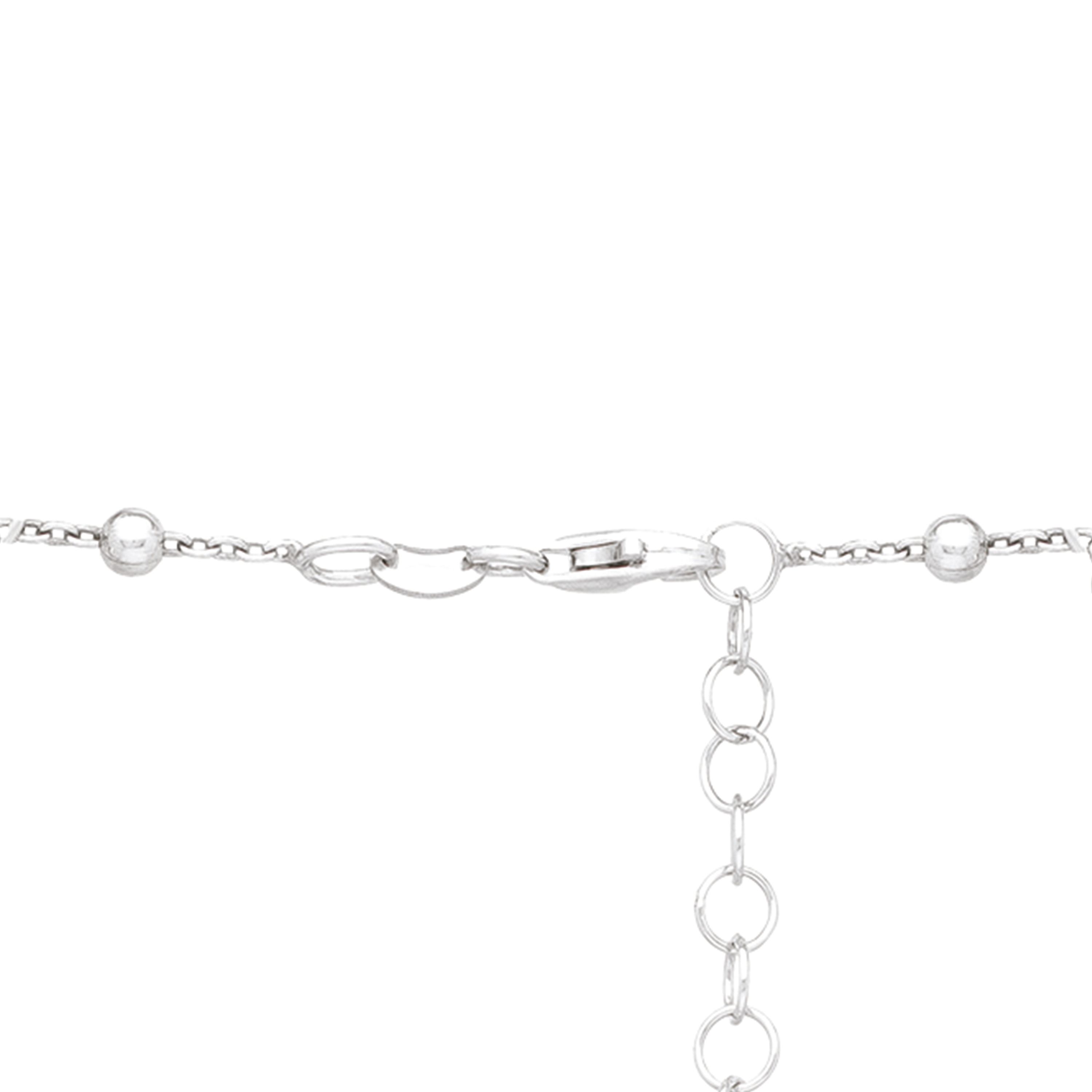 Sterling Silver Tree of Life Pendant on Beaded Chain