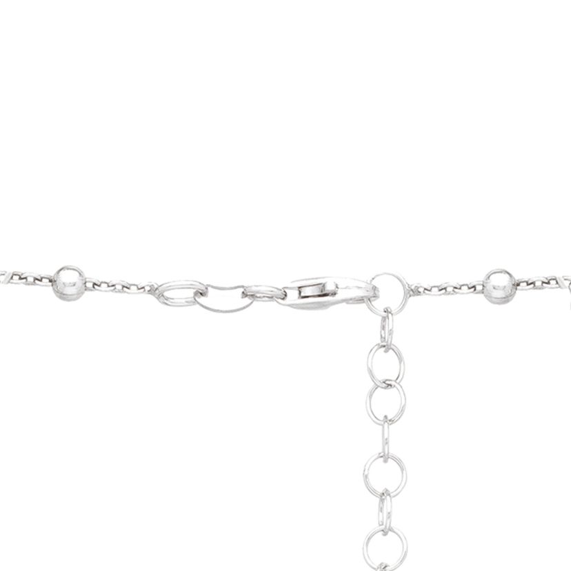 Sterling Silver Tree of Life Pendant on Beaded Chain