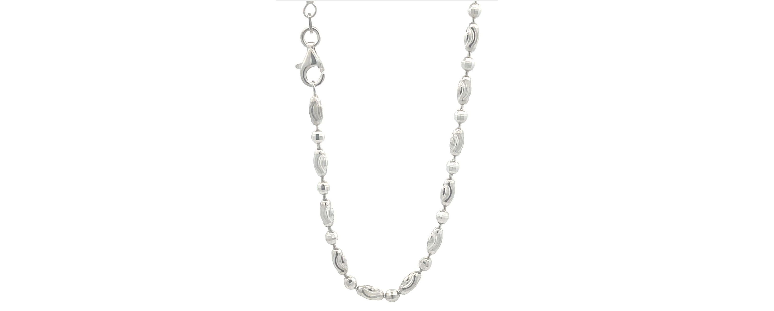Sterling Silver Beaded Chain