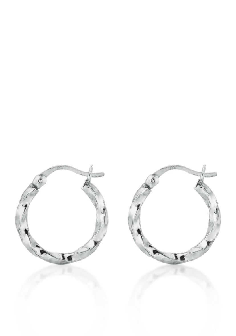 Sterling Silver Hoop Earrings